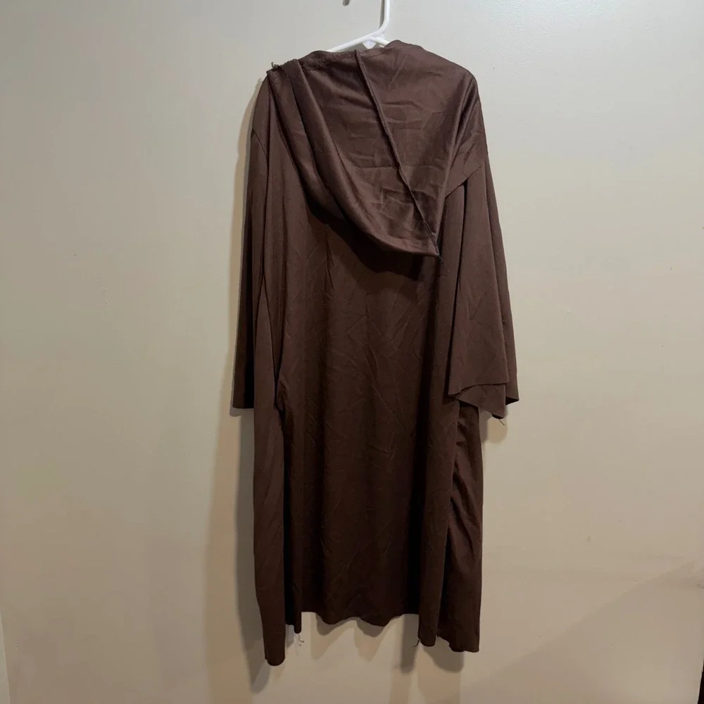 Star Wars‎ Rubies Kids Brown Jedi Robe Costume Hooded Cloak Halloween Cosplay